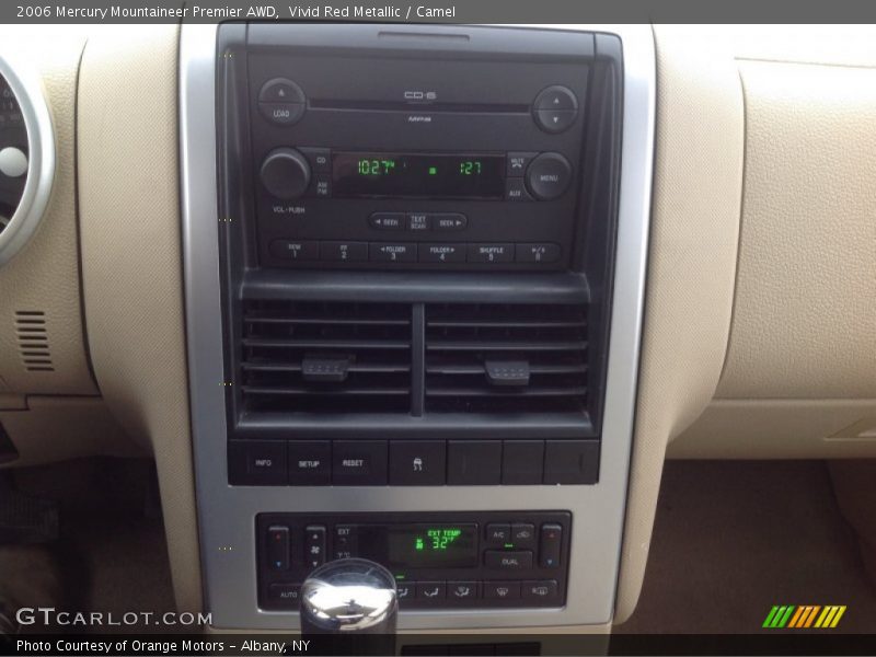 Vivid Red Metallic / Camel 2006 Mercury Mountaineer Premier AWD