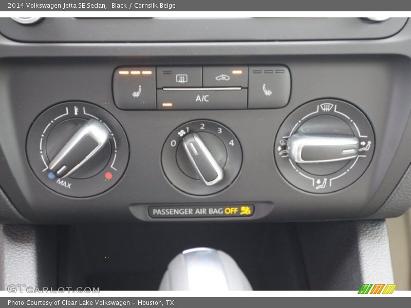 Black / Cornsilk Beige 2014 Volkswagen Jetta SE Sedan