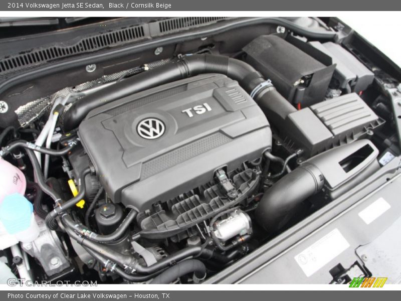 Black / Cornsilk Beige 2014 Volkswagen Jetta SE Sedan