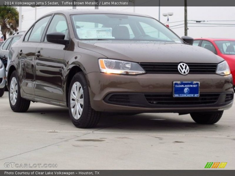 Toffee Brown Metallic / Latte Macchiato 2014 Volkswagen Jetta S Sedan