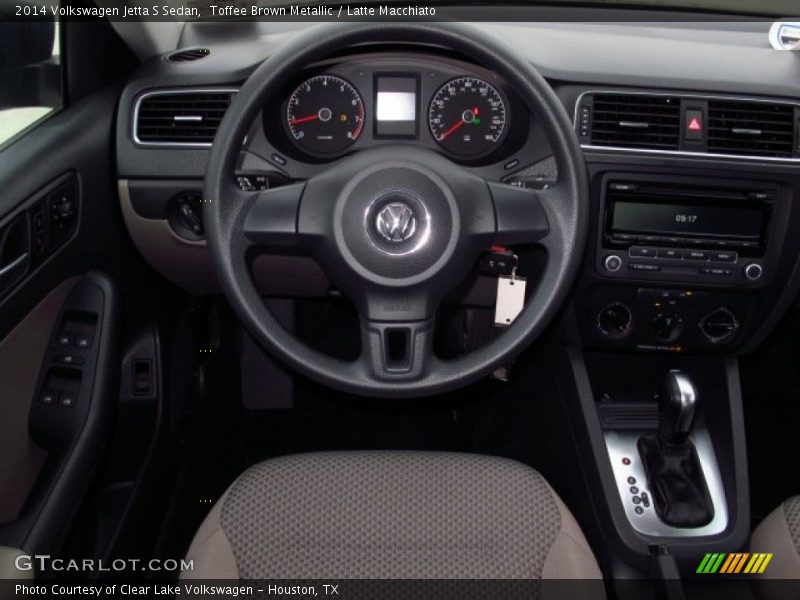 Toffee Brown Metallic / Latte Macchiato 2014 Volkswagen Jetta S Sedan