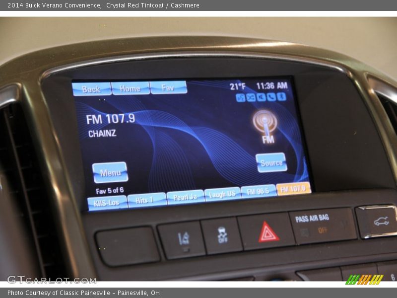 Crystal Red Tintcoat / Cashmere 2014 Buick Verano Convenience