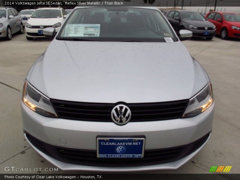 Reflex Silver Metallic / Titan Black 2014 Volkswagen Jetta SE Sedan