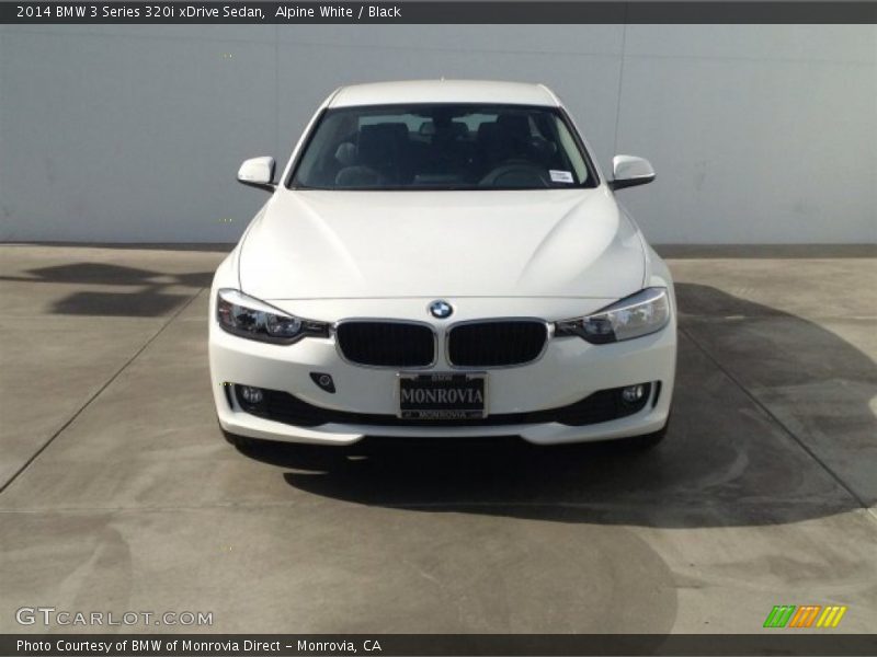 Alpine White / Black 2014 BMW 3 Series 320i xDrive Sedan