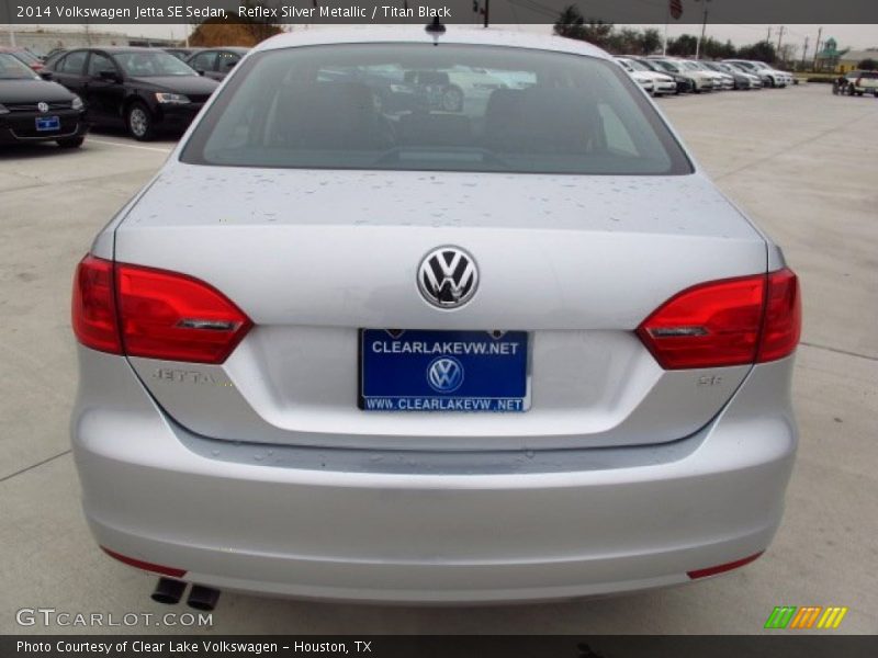 Reflex Silver Metallic / Titan Black 2014 Volkswagen Jetta SE Sedan