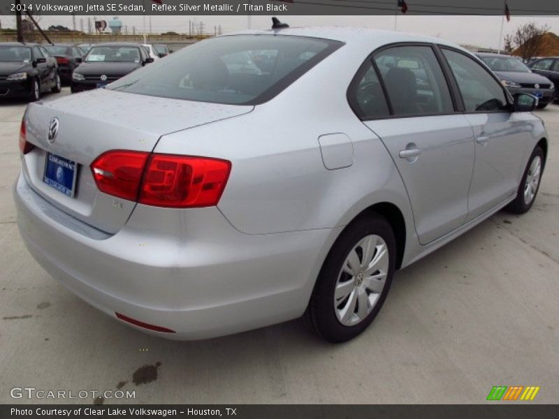 Reflex Silver Metallic / Titan Black 2014 Volkswagen Jetta SE Sedan