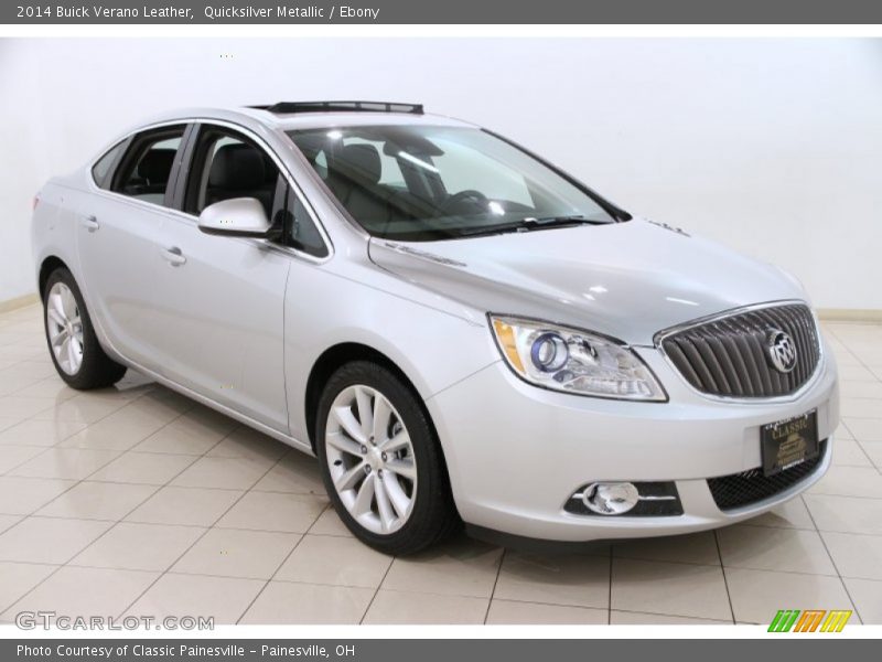 Quicksilver Metallic / Ebony 2014 Buick Verano Leather
