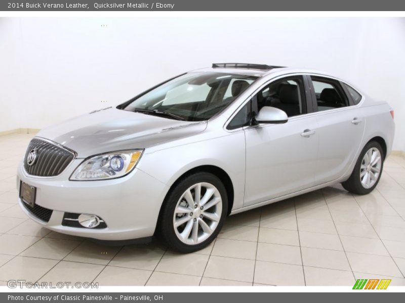 Quicksilver Metallic / Ebony 2014 Buick Verano Leather