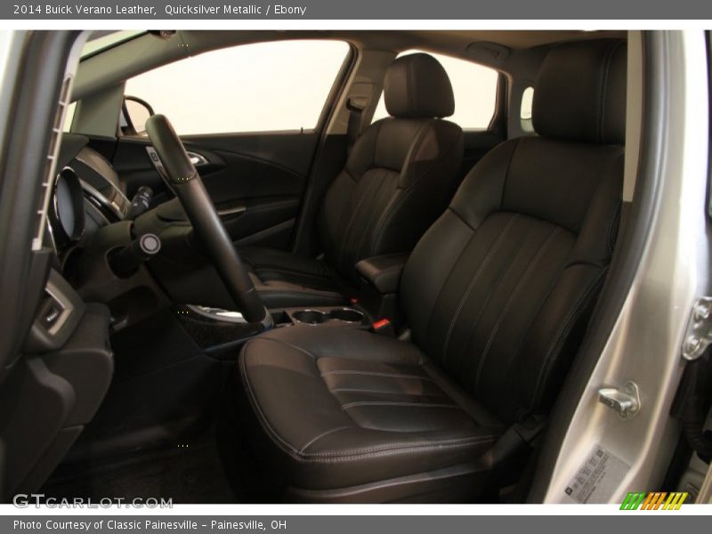 Quicksilver Metallic / Ebony 2014 Buick Verano Leather