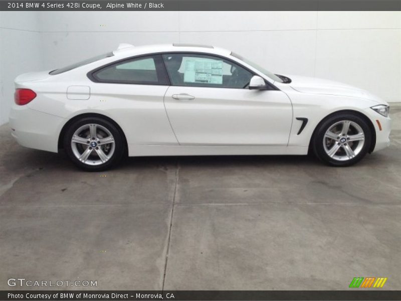 Alpine White / Black 2014 BMW 4 Series 428i Coupe