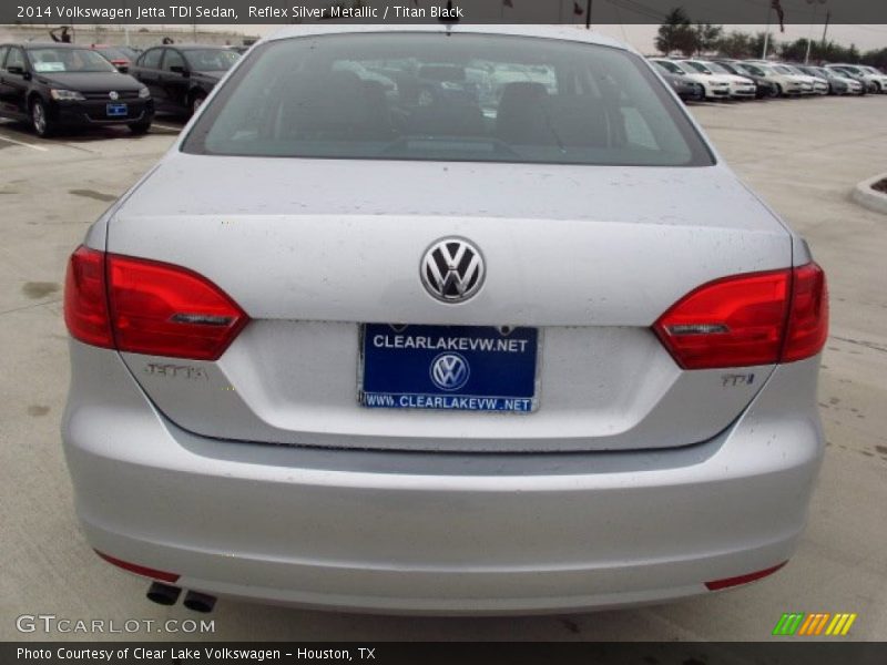 Reflex Silver Metallic / Titan Black 2014 Volkswagen Jetta TDI Sedan