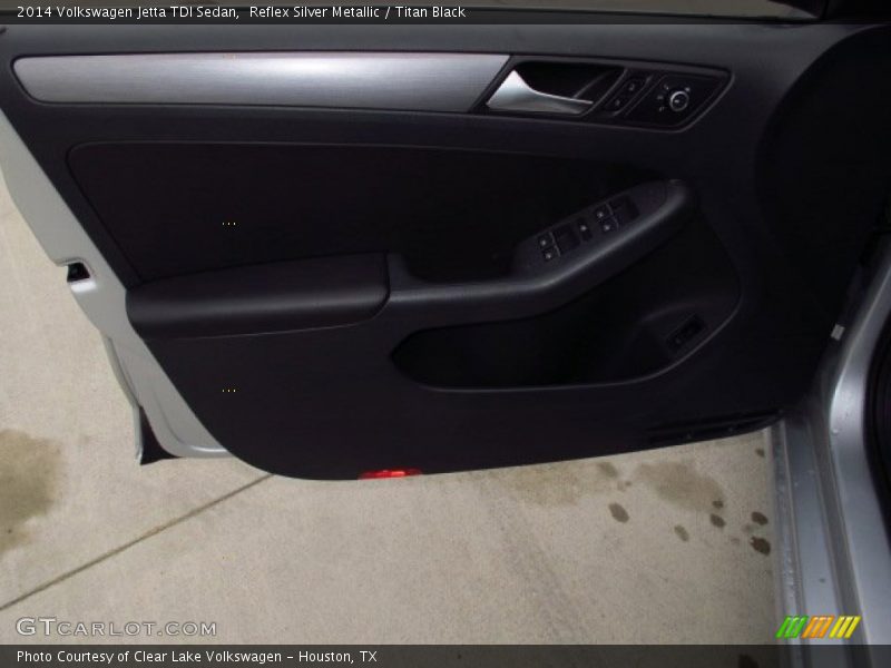 Reflex Silver Metallic / Titan Black 2014 Volkswagen Jetta TDI Sedan