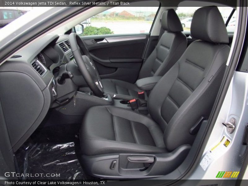 Reflex Silver Metallic / Titan Black 2014 Volkswagen Jetta TDI Sedan