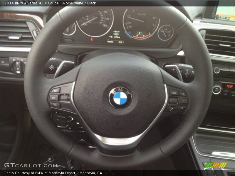 Alpine White / Black 2014 BMW 4 Series 428i Coupe