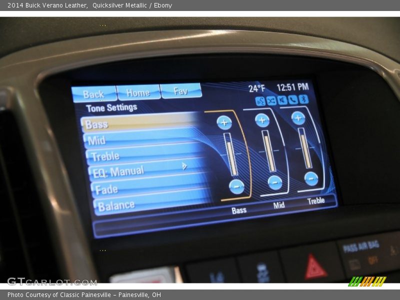 Quicksilver Metallic / Ebony 2014 Buick Verano Leather
