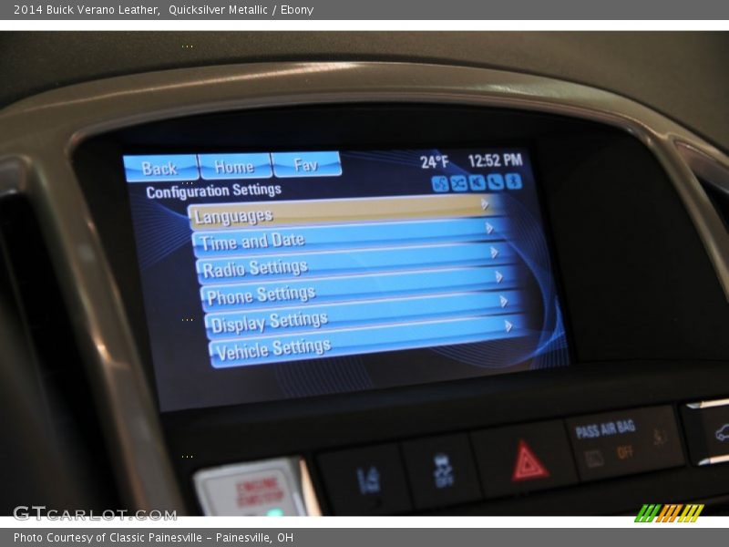 Quicksilver Metallic / Ebony 2014 Buick Verano Leather