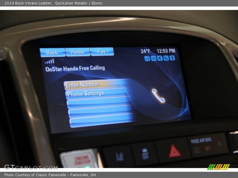 Quicksilver Metallic / Ebony 2014 Buick Verano Leather