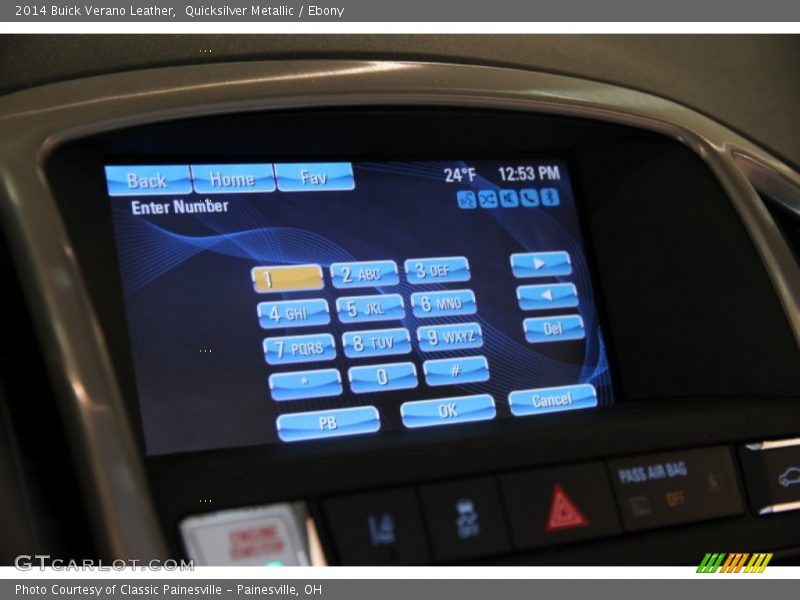 Quicksilver Metallic / Ebony 2014 Buick Verano Leather