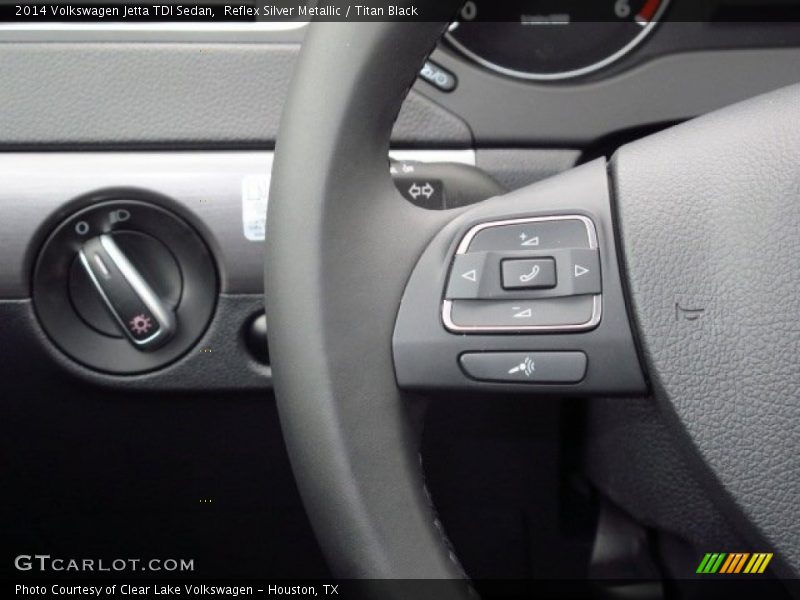 Reflex Silver Metallic / Titan Black 2014 Volkswagen Jetta TDI Sedan