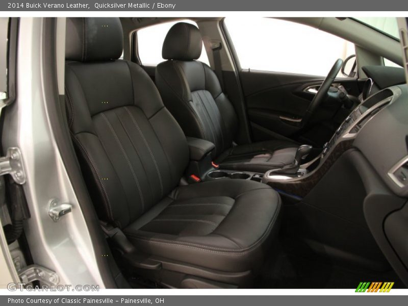 Quicksilver Metallic / Ebony 2014 Buick Verano Leather