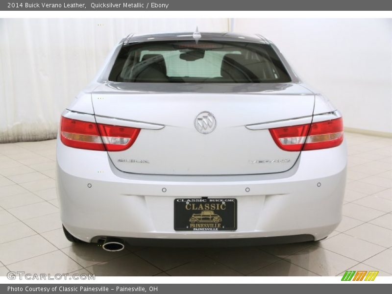Quicksilver Metallic / Ebony 2014 Buick Verano Leather