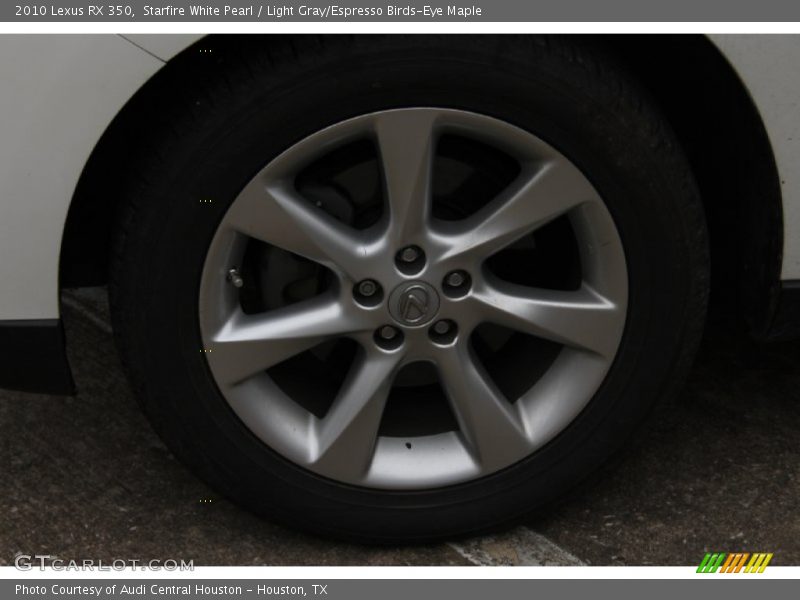 Starfire White Pearl / Light Gray/Espresso Birds-Eye Maple 2010 Lexus RX 350