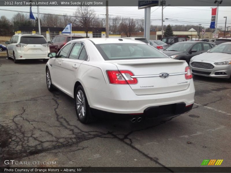 White Suede / Light Stone 2012 Ford Taurus Limited AWD