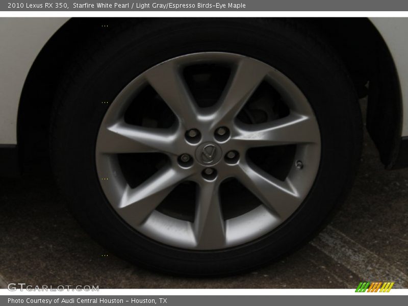 Starfire White Pearl / Light Gray/Espresso Birds-Eye Maple 2010 Lexus RX 350