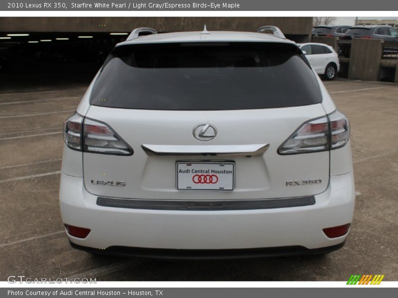 Starfire White Pearl / Light Gray/Espresso Birds-Eye Maple 2010 Lexus RX 350