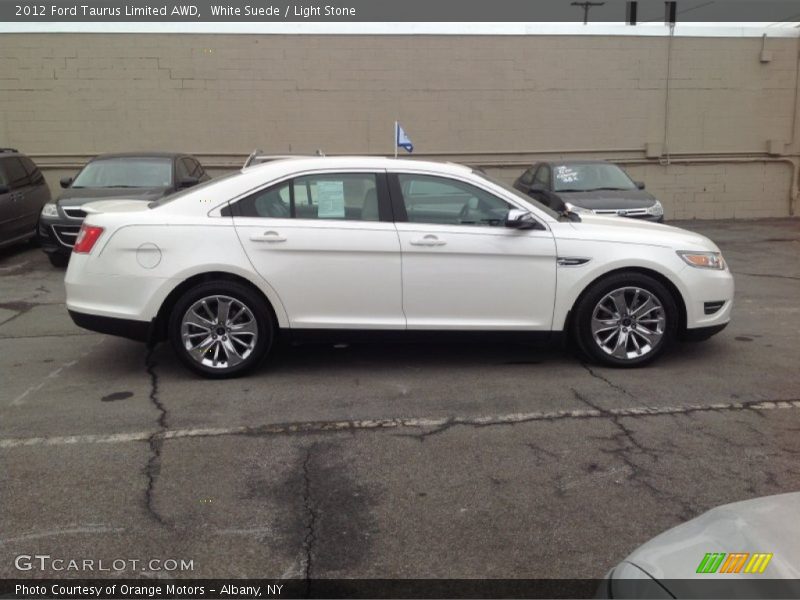 White Suede / Light Stone 2012 Ford Taurus Limited AWD