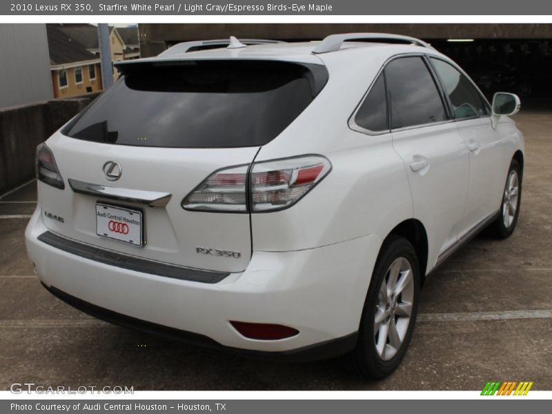 Starfire White Pearl / Light Gray/Espresso Birds-Eye Maple 2010 Lexus RX 350