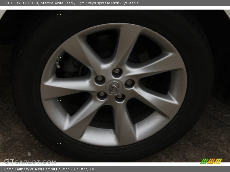Starfire White Pearl / Light Gray/Espresso Birds-Eye Maple 2010 Lexus RX 350