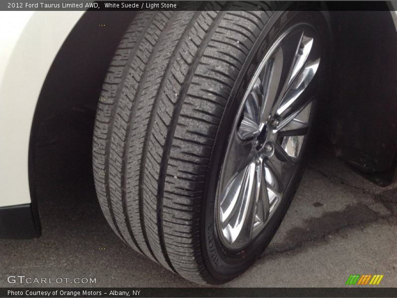 White Suede / Light Stone 2012 Ford Taurus Limited AWD