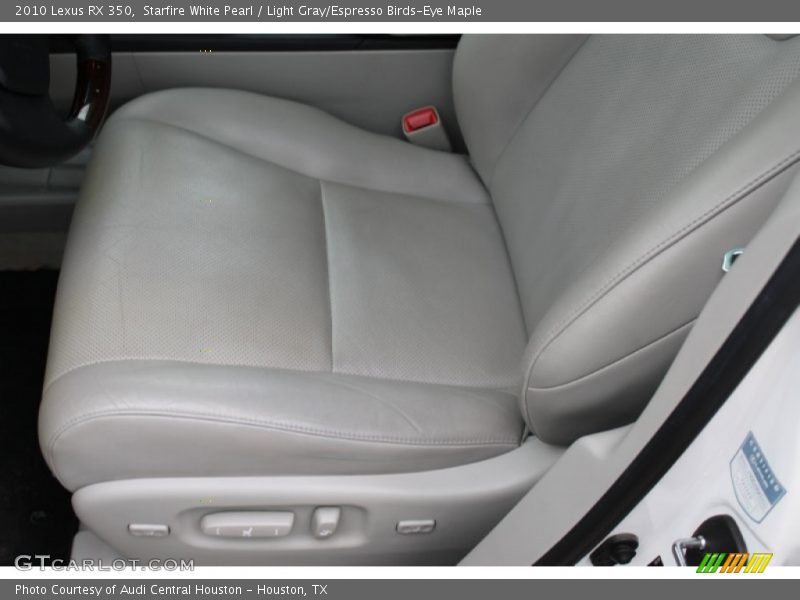 Starfire White Pearl / Light Gray/Espresso Birds-Eye Maple 2010 Lexus RX 350