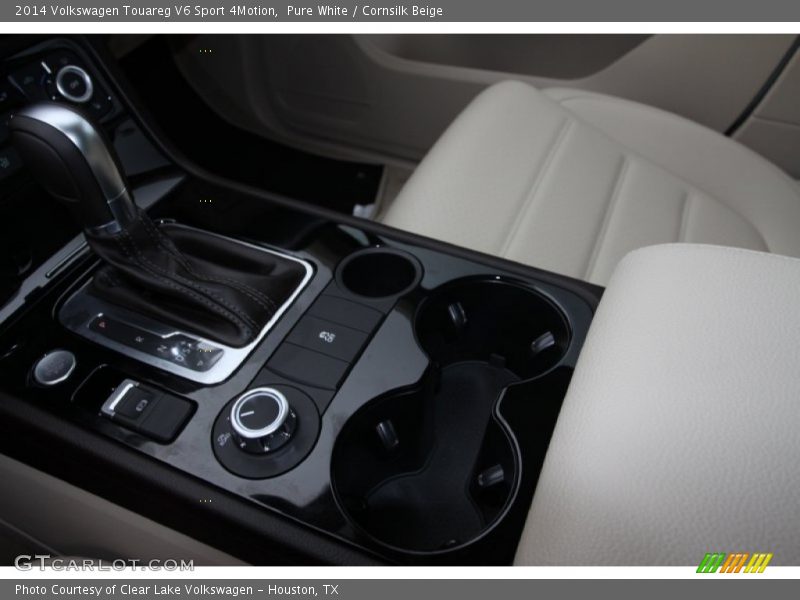 Pure White / Cornsilk Beige 2014 Volkswagen Touareg V6 Sport 4Motion
