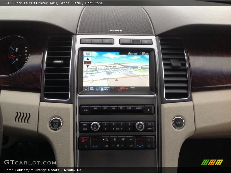 White Suede / Light Stone 2012 Ford Taurus Limited AWD