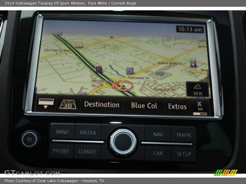 Pure White / Cornsilk Beige 2014 Volkswagen Touareg V6 Sport 4Motion