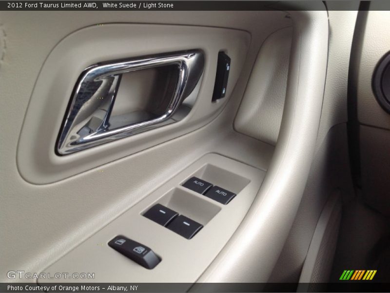 White Suede / Light Stone 2012 Ford Taurus Limited AWD