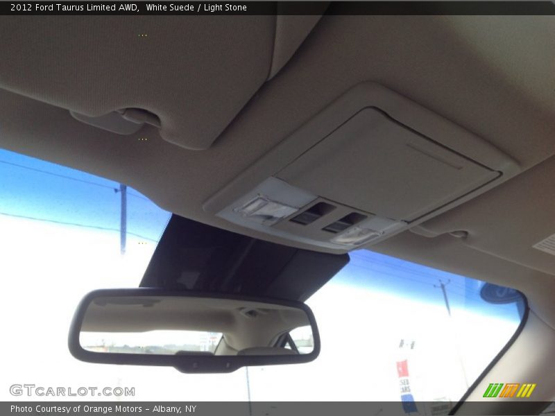 White Suede / Light Stone 2012 Ford Taurus Limited AWD