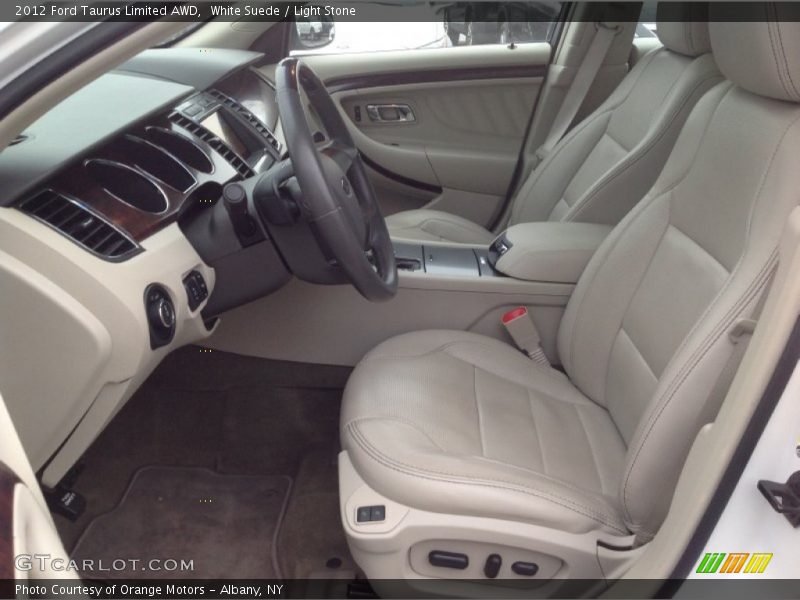 White Suede / Light Stone 2012 Ford Taurus Limited AWD
