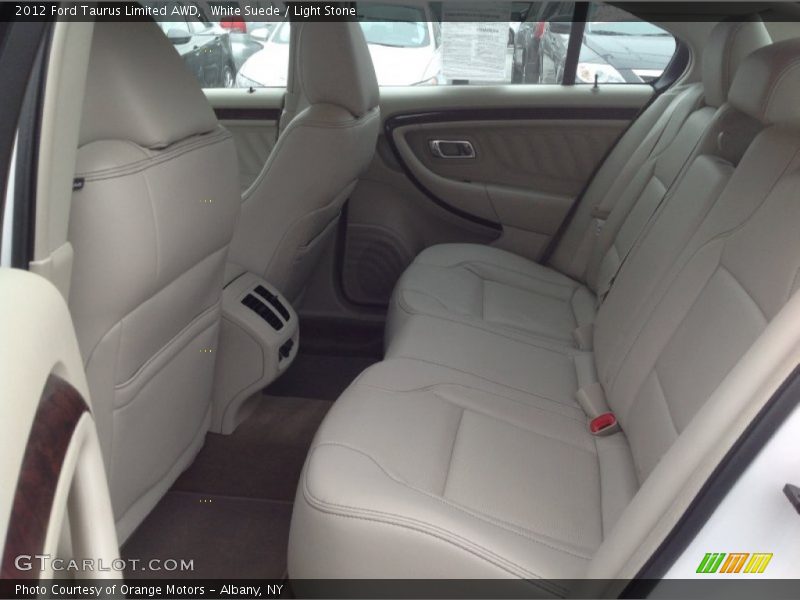 White Suede / Light Stone 2012 Ford Taurus Limited AWD