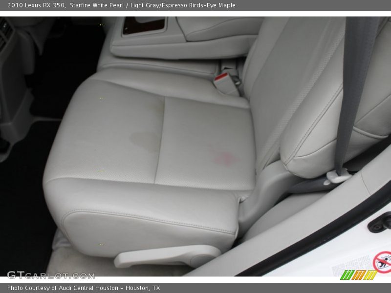 Starfire White Pearl / Light Gray/Espresso Birds-Eye Maple 2010 Lexus RX 350