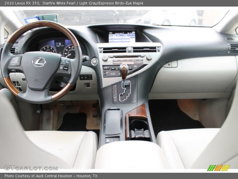 Starfire White Pearl / Light Gray/Espresso Birds-Eye Maple 2010 Lexus RX 350