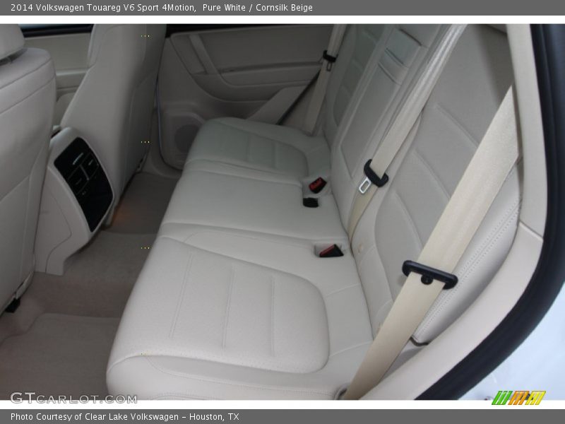 Pure White / Cornsilk Beige 2014 Volkswagen Touareg V6 Sport 4Motion