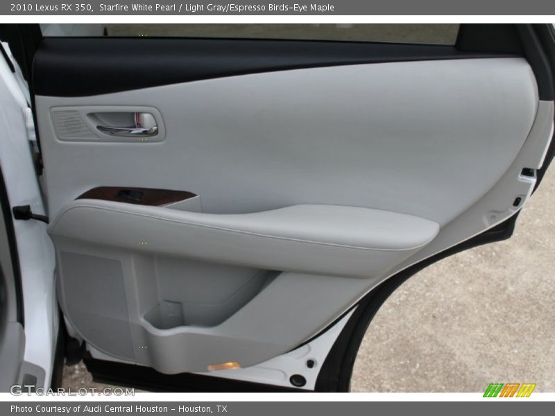 Starfire White Pearl / Light Gray/Espresso Birds-Eye Maple 2010 Lexus RX 350