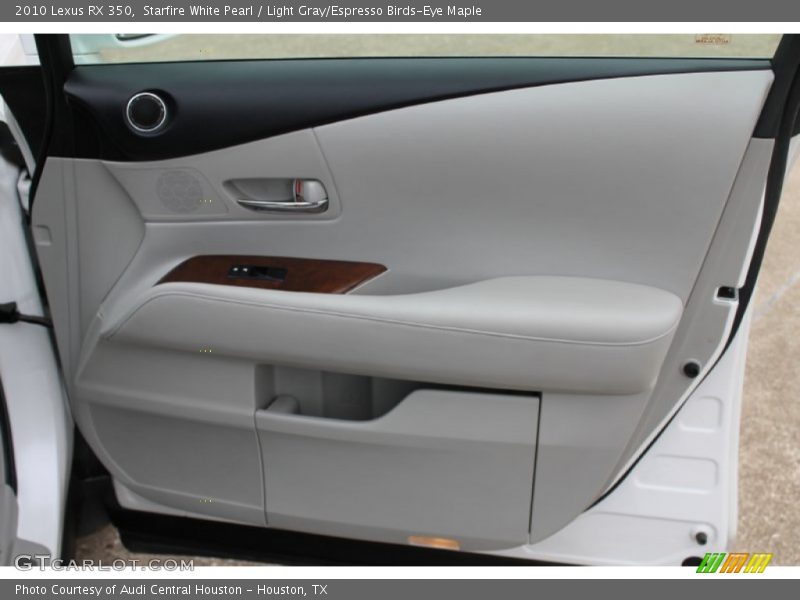 Starfire White Pearl / Light Gray/Espresso Birds-Eye Maple 2010 Lexus RX 350