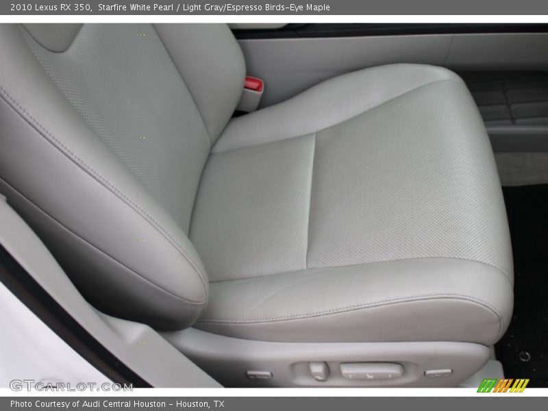 Starfire White Pearl / Light Gray/Espresso Birds-Eye Maple 2010 Lexus RX 350