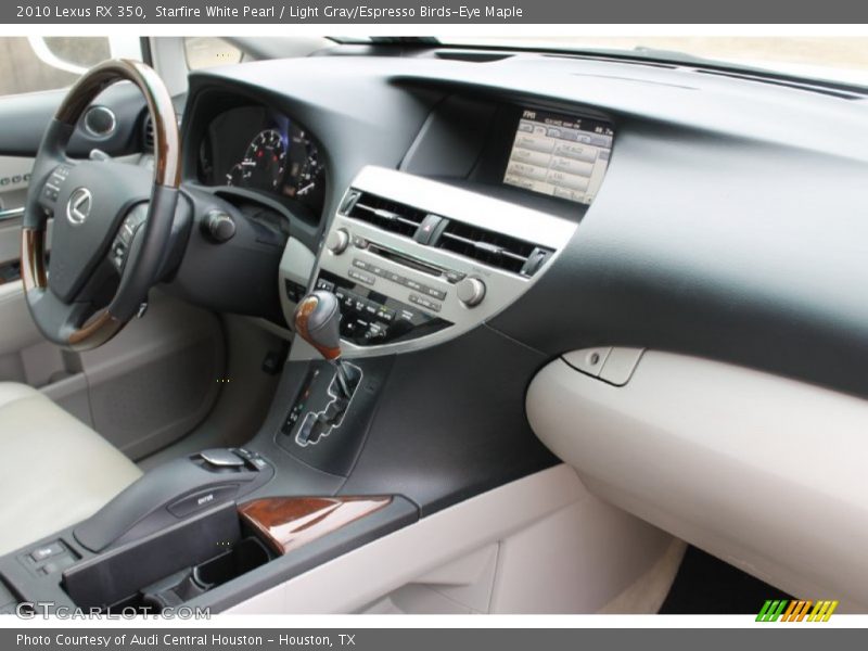 Starfire White Pearl / Light Gray/Espresso Birds-Eye Maple 2010 Lexus RX 350
