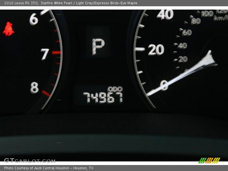 Starfire White Pearl / Light Gray/Espresso Birds-Eye Maple 2010 Lexus RX 350
