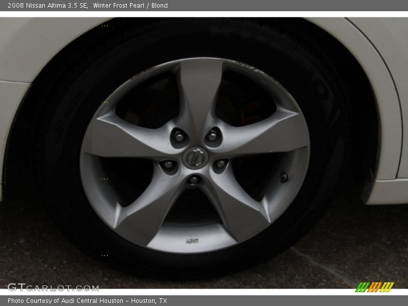 Winter Frost Pearl / Blond 2008 Nissan Altima 3.5 SE